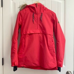 Womens Roxy Jackets Shelter 10K Snow Jacket Red Small